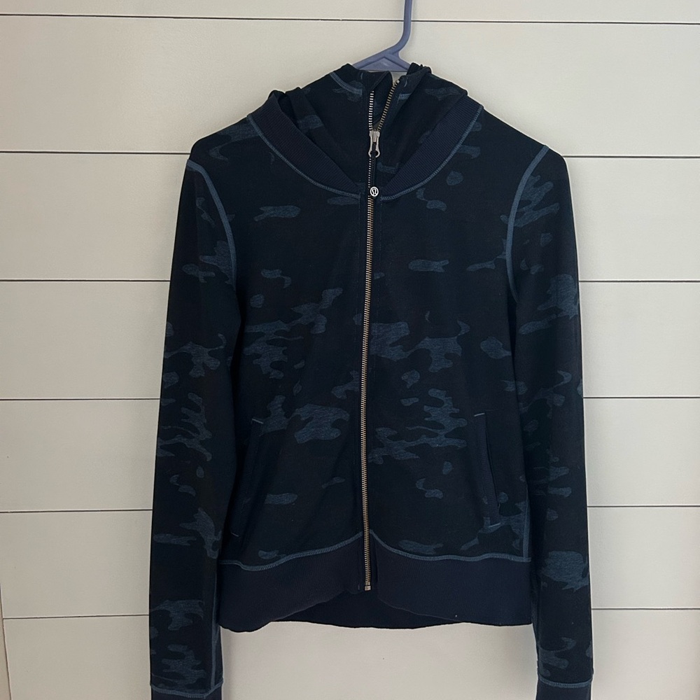 Camo Zip-Up Hoodie